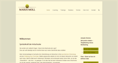 Desktop Screenshot of maria-moll.de