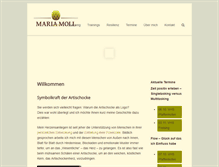 Tablet Screenshot of maria-moll.de